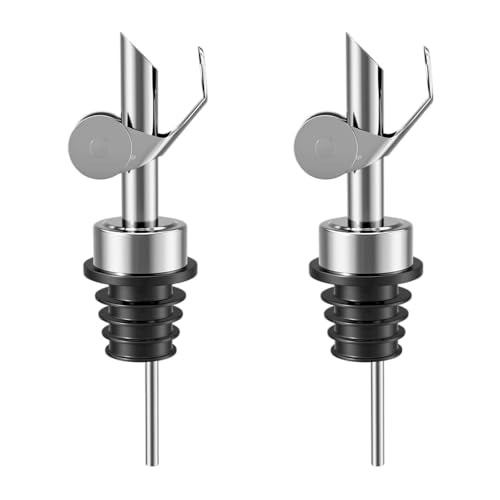 Olive Oil Dispenser Spout (2 Pack / Sliver)
