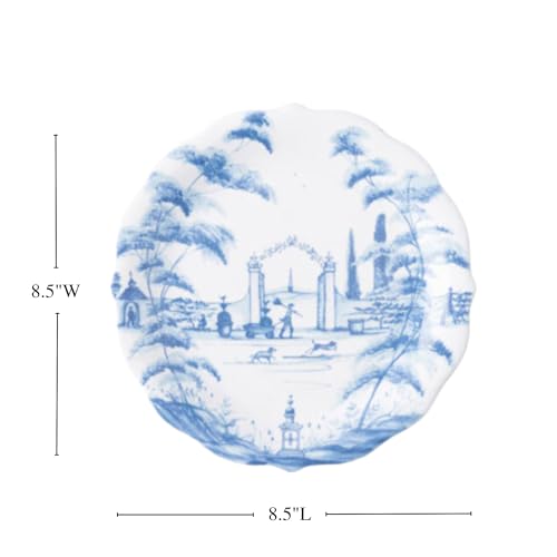 Country Estate Delft Blue Party Plates Set (Delft Blue)