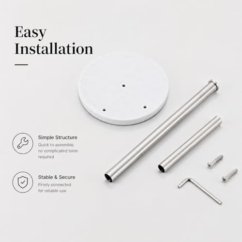 Brushed Nickel Paper Towel Holder for Kitchen Countertop