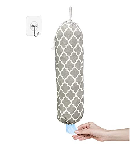 Wall Mount Plastic Bag Organizer (Grey Lantern)