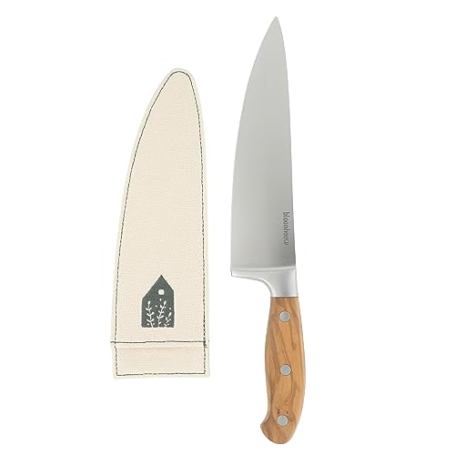Chef's Knive German Stainless Steel Knive (Italian Olive Wood)