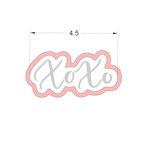Cookie Cutter and Stencil Bundle Royal Icing Cookies Stencils Paint Your Own Biscuit Bakery Starter Kits Royal Icing Fondant Cutters Birthday Wedding Holiday Cookies Painting Coloring Pages Comb (XOXO)