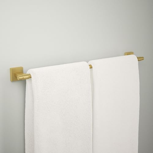 Maxted (1-Pack) 24' Towel Rack for Bathroom, Modern Gold Bar Holder Wall Mounted Rod, Hardware | Accessories MAX24-MG (24 inch / Modern Gold)