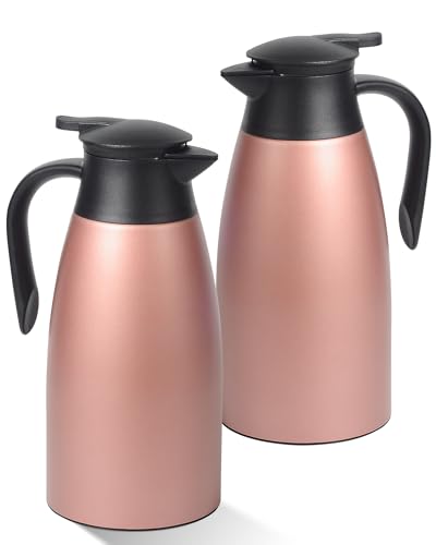 70 oz Thermal Coffee Carafe for keeping hot (Pink / 70 Ounces)