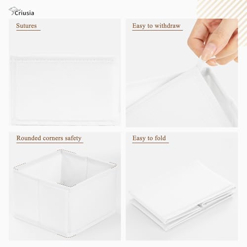 15 Pack Drawer Organizer for Clothes (15 Count)