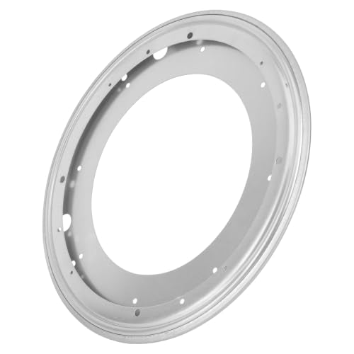 14Inch Round Lazy Susan Turntable Bearing Plate (14IN-Silver-1Pcs)