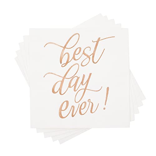 50 Pack Best Day Ever Napkins (50 Pack)