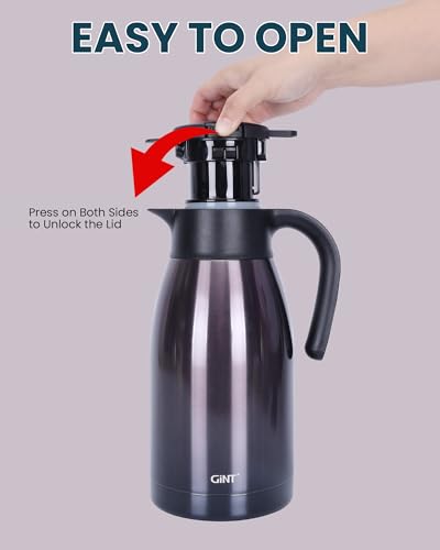 1.9L 64Oz Thermal Coffee Carafe (Purple / 64.2 Ounces)