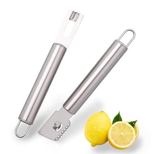 2 Piece Stainless Steel Lemon Zesters