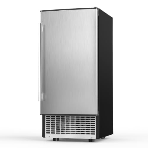 Under Counter Ice Maker with Refrigerator Function (Stainless Steel)