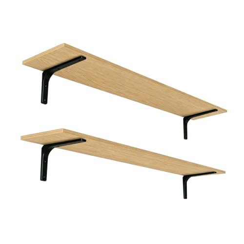 Long Wall Shelves (Natural / 55.1 Inch)