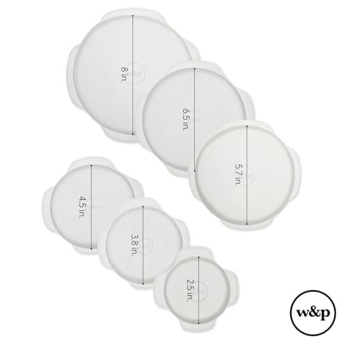 Reusable Silicone Stretch Lid (Set of 6)