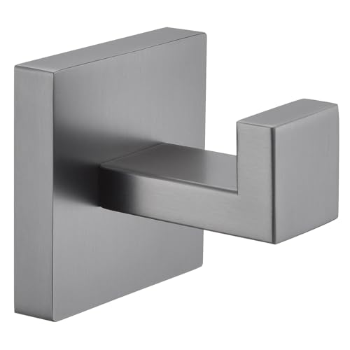 Bathroom Towel Hook (1 Pack / Gunmetal Gray)