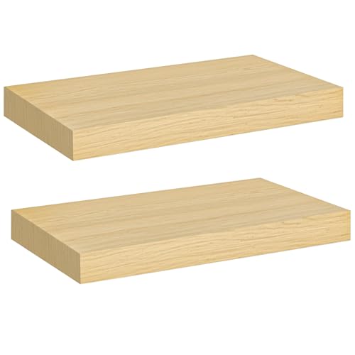 Floating Shelves for Wall (Natural / 15.7 Inches)