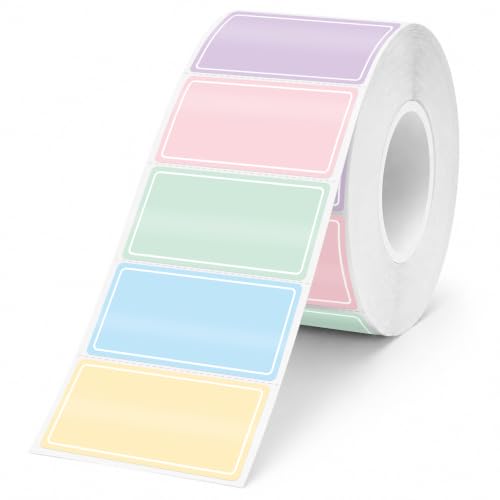 500PCS Removable Labels (Colourful / 1*2 inch)