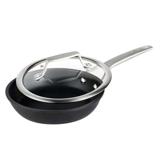 7 Inch Small Nonstick Frying pan with Lid (7-inch with lid)