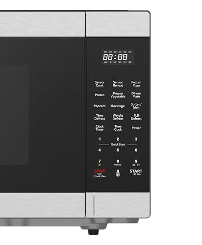 2.2 Cu. Ft. Stainless Steel Microwave Oven (Silver - 2.1 cubic_feet)