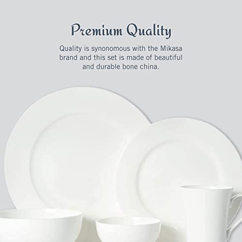 Delray 40 Piece Bone China Dinnerware Set (Delray)