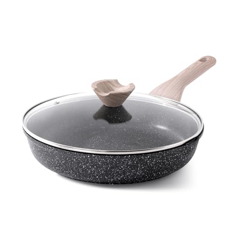Non Stick Frying Pan Skillet with Lid (Classic Granite / 11 Inch)