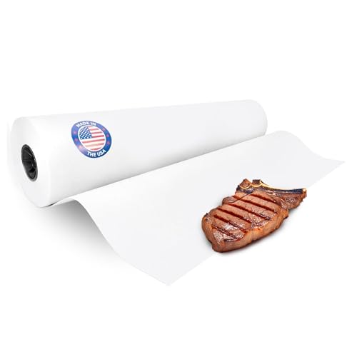 White Butcher Paper Roll 36" x 8640" (White / 36" X 720 Feet, 1 Roll)