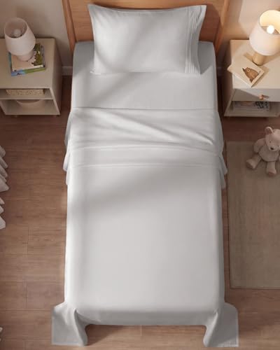 Twin Size 3 Piece Sheet Set (04 - French Grey / Twin)