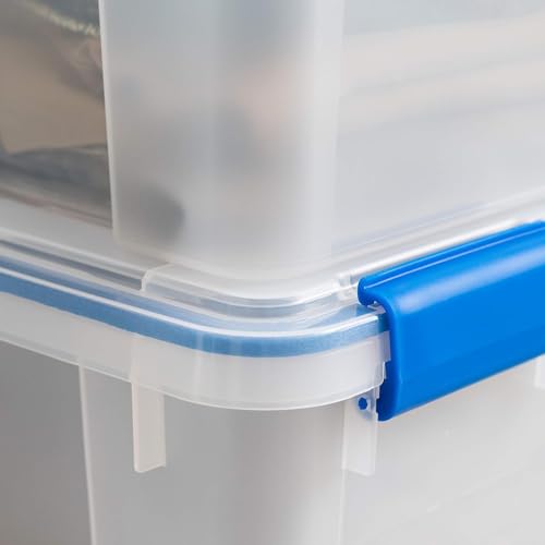 3 Pack 60 Qt Storage Bins with Gasket Lids (60 Qt. - 3 Pack)