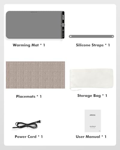Warming Mat for Food (Gray / 32x15 Inch)