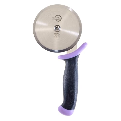 Millennia Pizza Cutter with Purple Handle (4 Inch Pizza Cutter with Purple Handle)