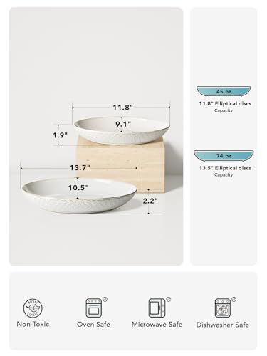 Ceramic Serving Bowls Set of 2 (2 Count)