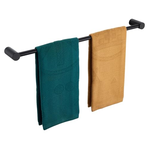 Towel Rack Black Bathroom Wall Mounted Towel Holder 20 (Matte Black / 20-Inch)