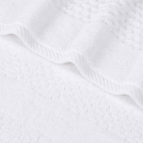 Playa Zero Twist Cotton Medium Weight Towels (9 Piece Towel Set / White)