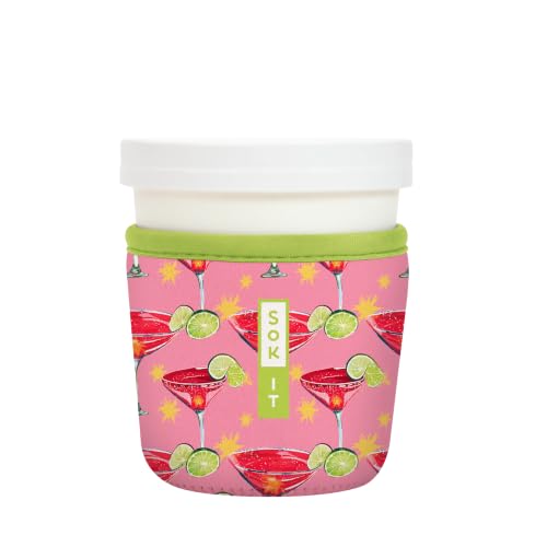 IceCreamSok Insulated Neoprene Cover (Lime After Lime / Fits Tapered Pints)