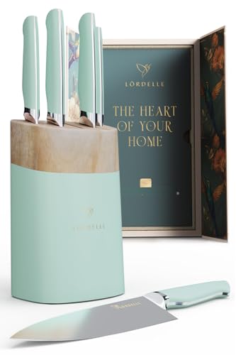 Lordelle 5 Pc Knife Block Set (Coastal)