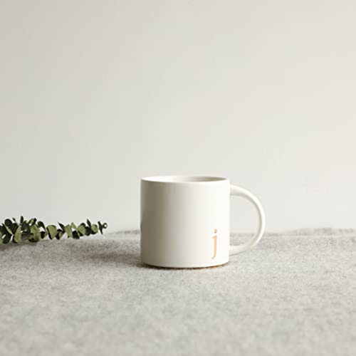Ceramic Coffee Mug (gold-j)