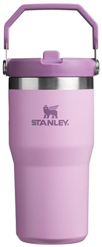 IceFlow Flip Straw Tumbler with Handle 20 oz (Lilac / 20 Ounces)