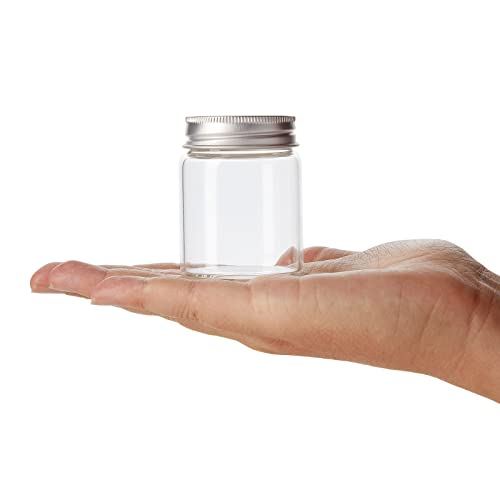 Mini Glass Spice Jars with Lids