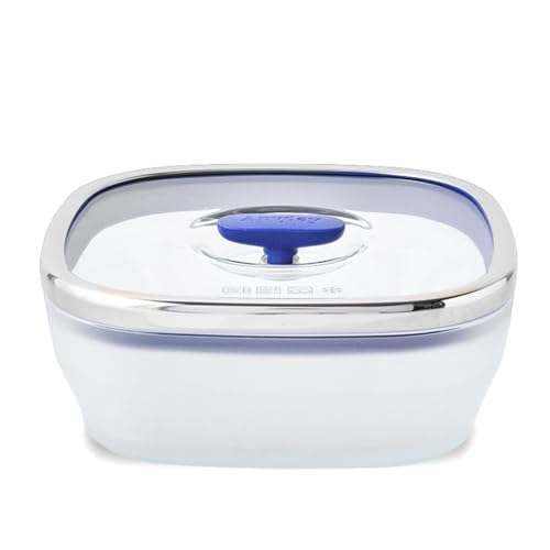 5.5 Cup Glass Food Storage with Lid (Blueberry)