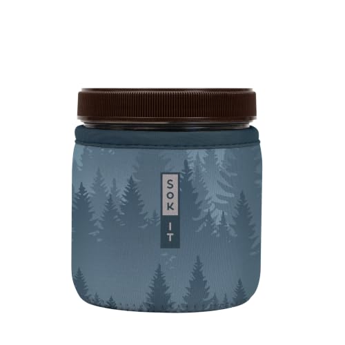 IceCreamSok Insulated Neoprene Cover (Foggy Woods / Fits Talenti 16oz Pints)