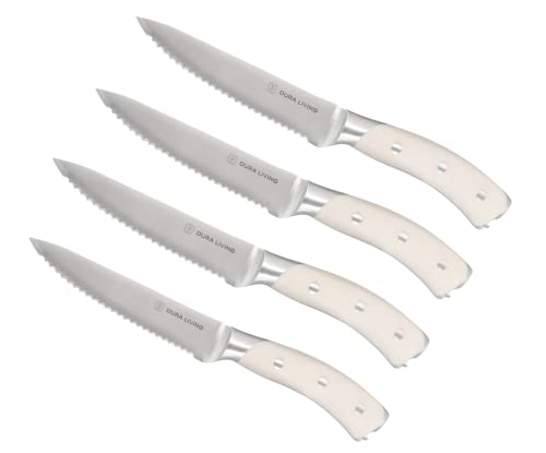 4 Piece Serrated Kitchen Steak Knife Set