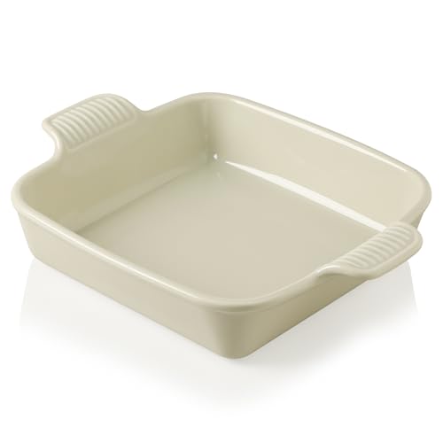 Sweejar Ceramic Baking Dish (Beige / Square 9IN)