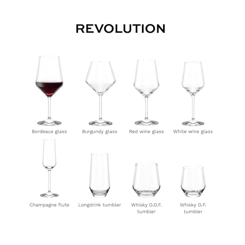 Revolution Bordeaux Red Wine Glasses 22 oz Set Of 6 (6 Count)