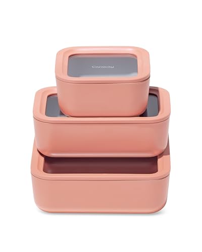 3 Piece Glass Food Storage Container Set (Perracotta / Food Storage Set (3x))