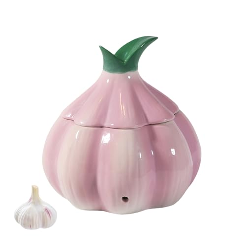 Garlic Keeper for Counter (purple)