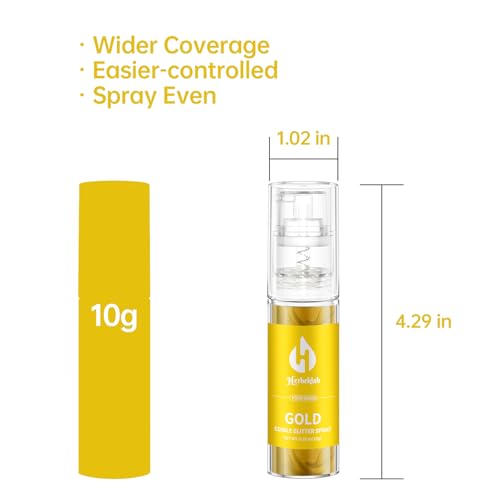 Gold Edible Glitter Spray (Gold)