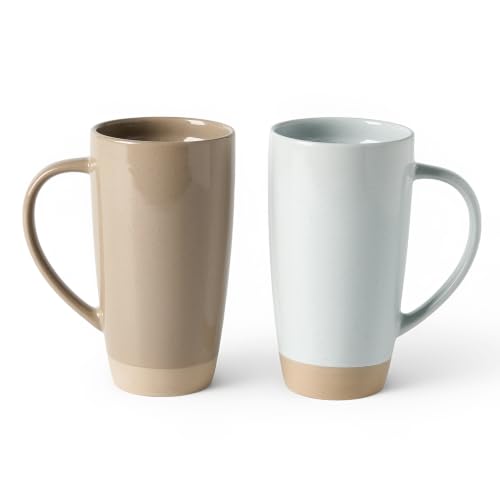 Milkyway Coffee Mugs (Milkyway-Cinnamon Brown and Light Gray / 2pcs)