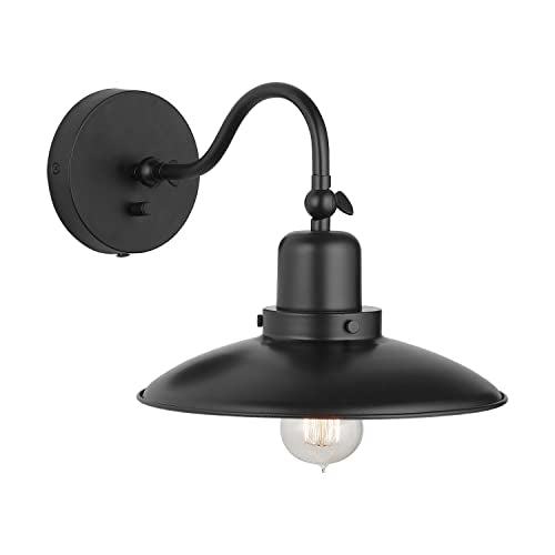 Capital Lighting 634811MB Dewitt Metal Portable Wall Sconce (Matte Black)