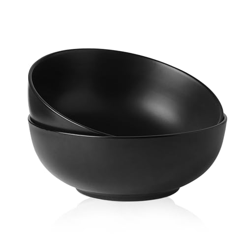 Large Serving Bowls (9.5 Inch / Matte Black)