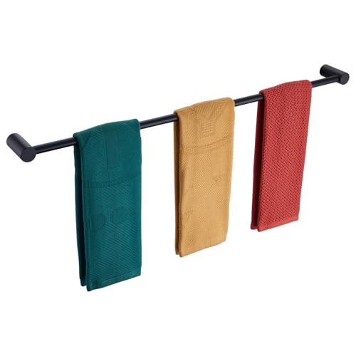 Towel Holder Black for Bathroom and Lavatory 36 (Matte Black / 36-Inch)
