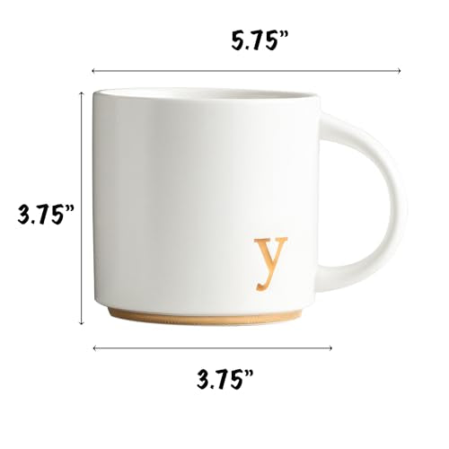 Ceramic Coffee Mug (gold-y)