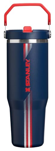 IceFlow 2.0 Flip Straw Tumbler (Team Navy Red / 30 Ounces)